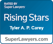 Tyler A. P. Carey Rising Stars rated by Super Lawyers